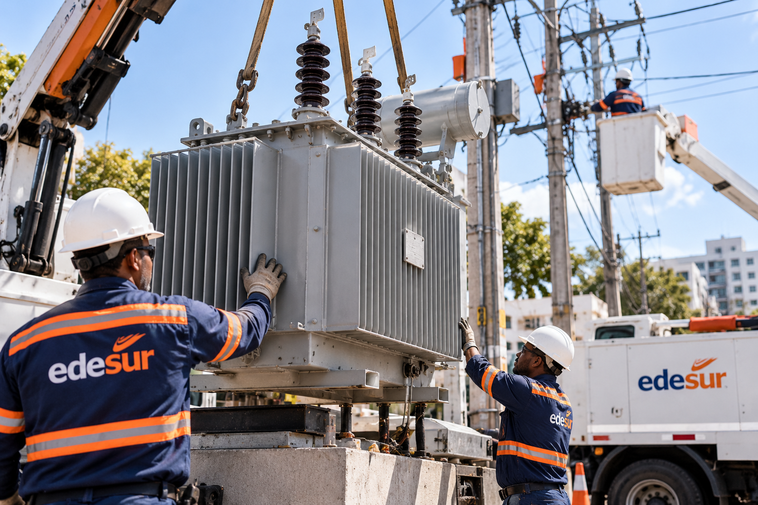 Edesur invertirá RD$531.8 millones en nuevos transformadores para mejorar el servicio eléctrico